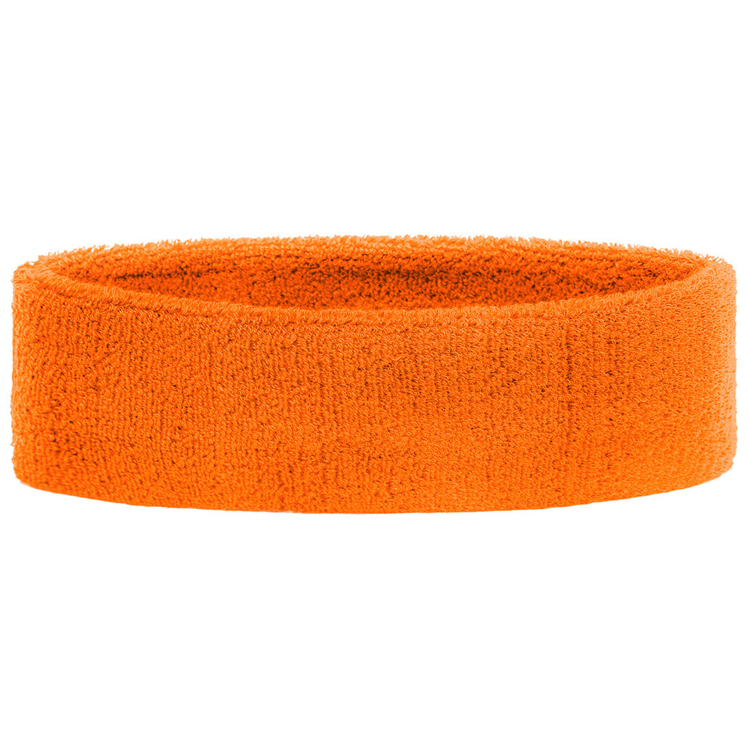 House of Uniforms The Terry Headband | Unisex | 2 Pack Myrtle Beach Orange