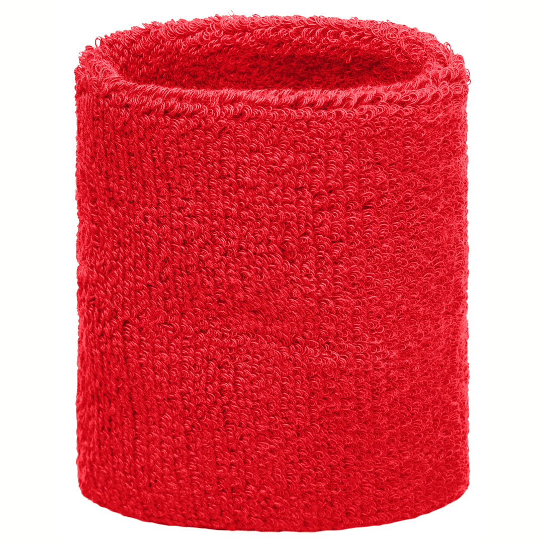 House of Uniforms The Terry Wristband | Regular | Unisex | 2 Pack Myrtle Beach Red