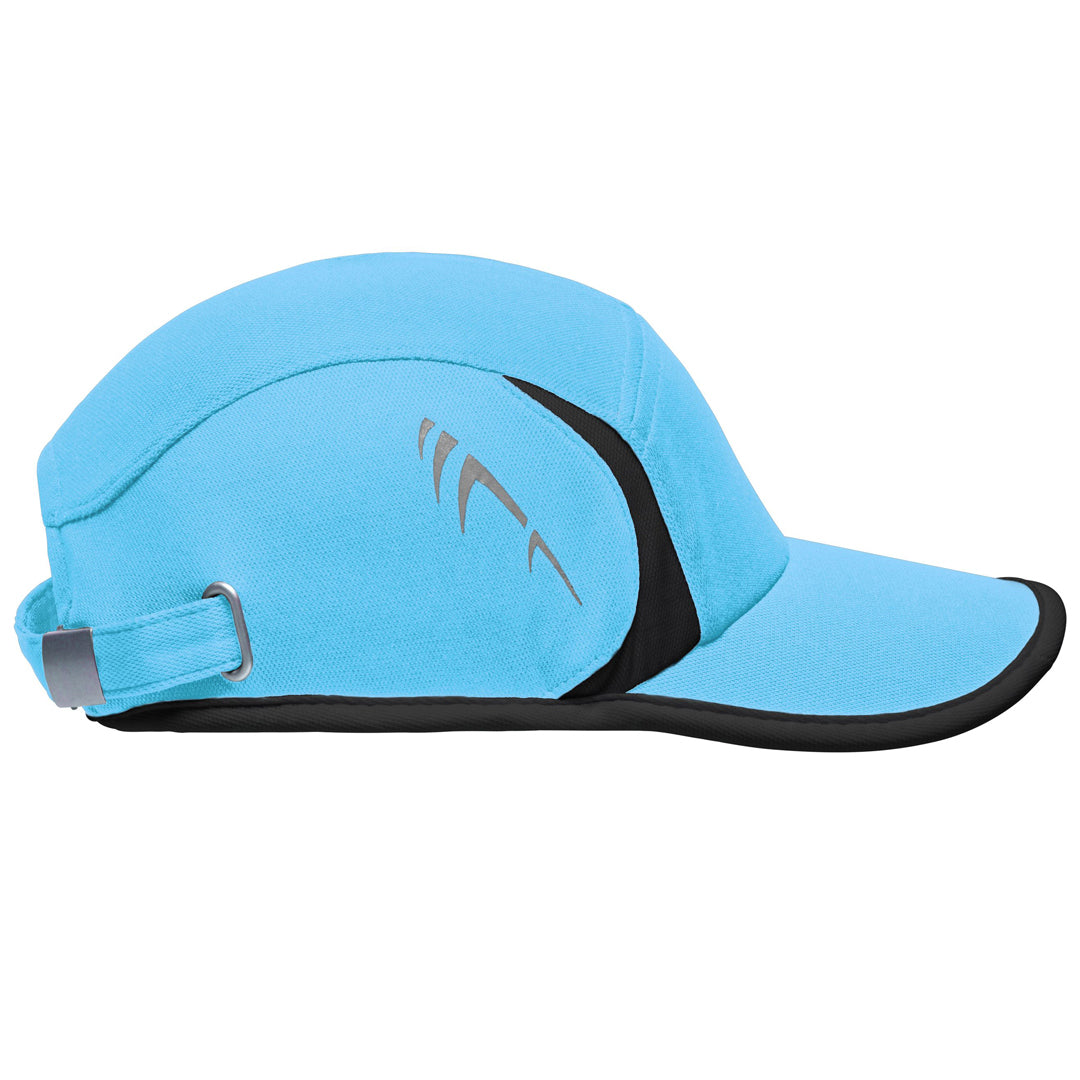 House of Uniforms The Running Cap | 4 Panel Myrtle Beach Turquoise/Black