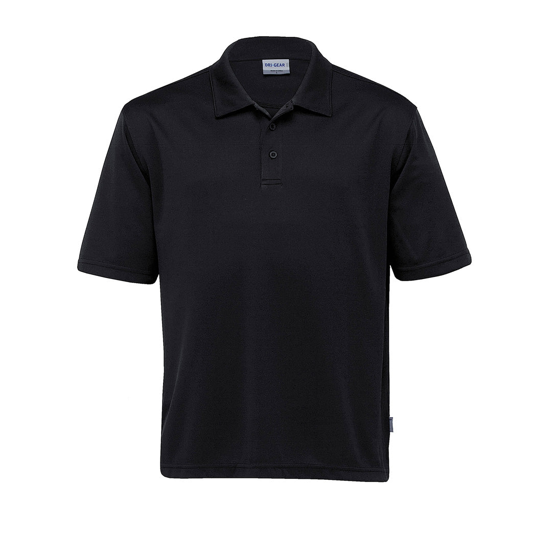 House of Uniforms The Dri Gear Axis Polo | Mens Gear for Life Black