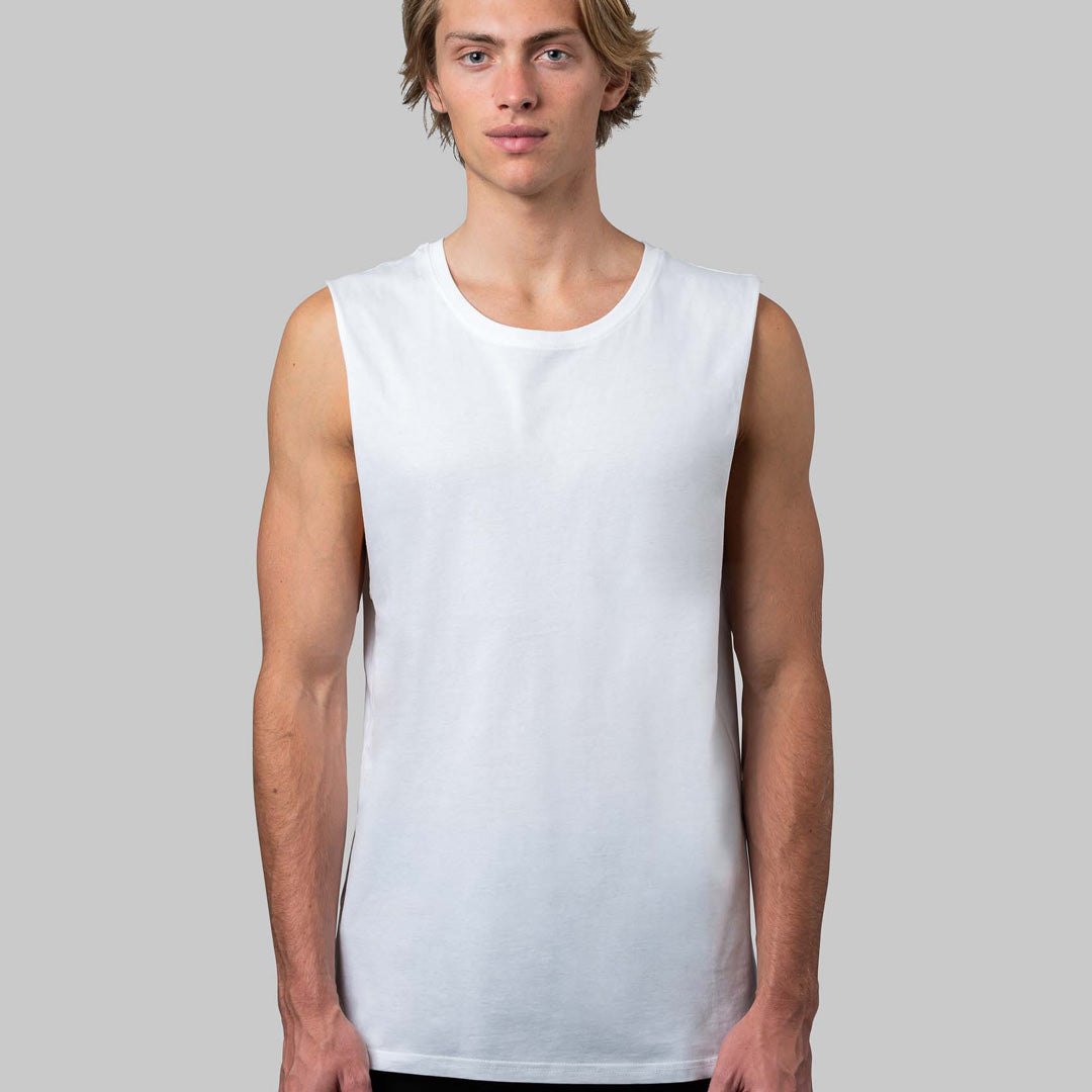 House of Uniforms The Australian Cotton Muscle Tank | Mens CB Clothing 