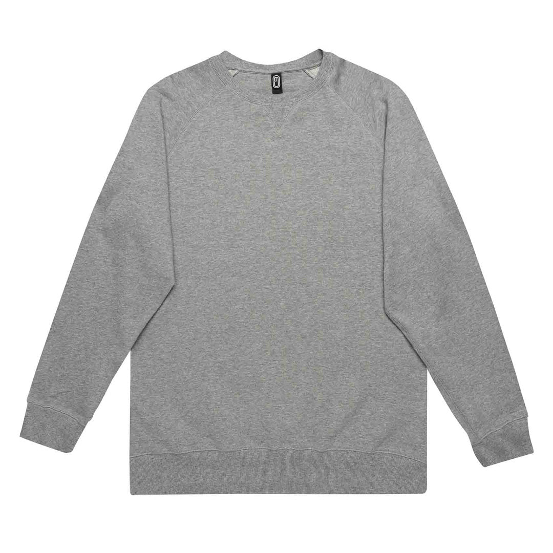 House of Uniforms The Australian Cotton Crew Neck Jumper | Mens CB Clothing Grey Marle