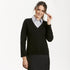 House of Uniforms The Wool V Neck Cardigan | Ladies MTF Black