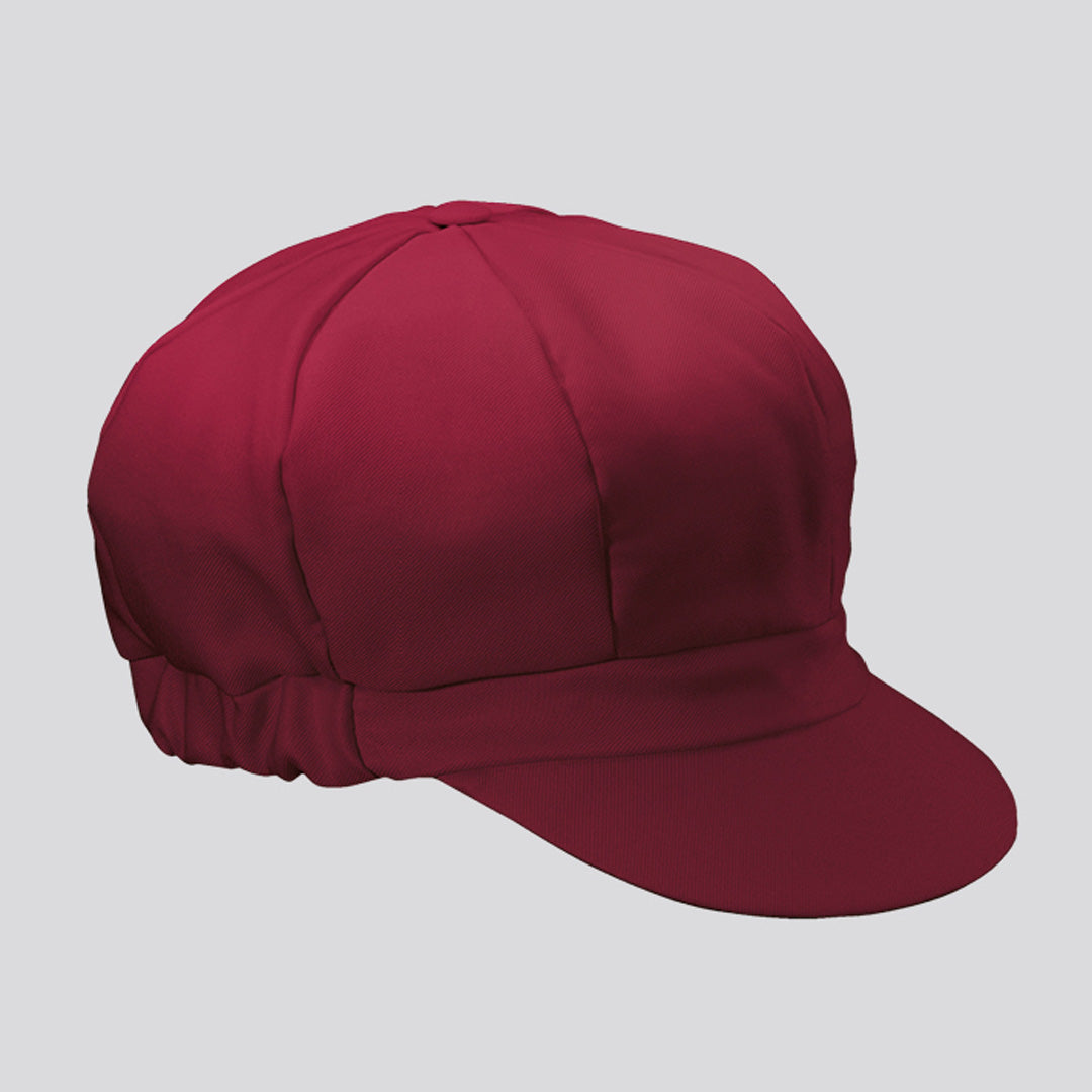 House of Uniforms The Miami Food Service Hat | Adults | 2 Pack Toma Bordeaux