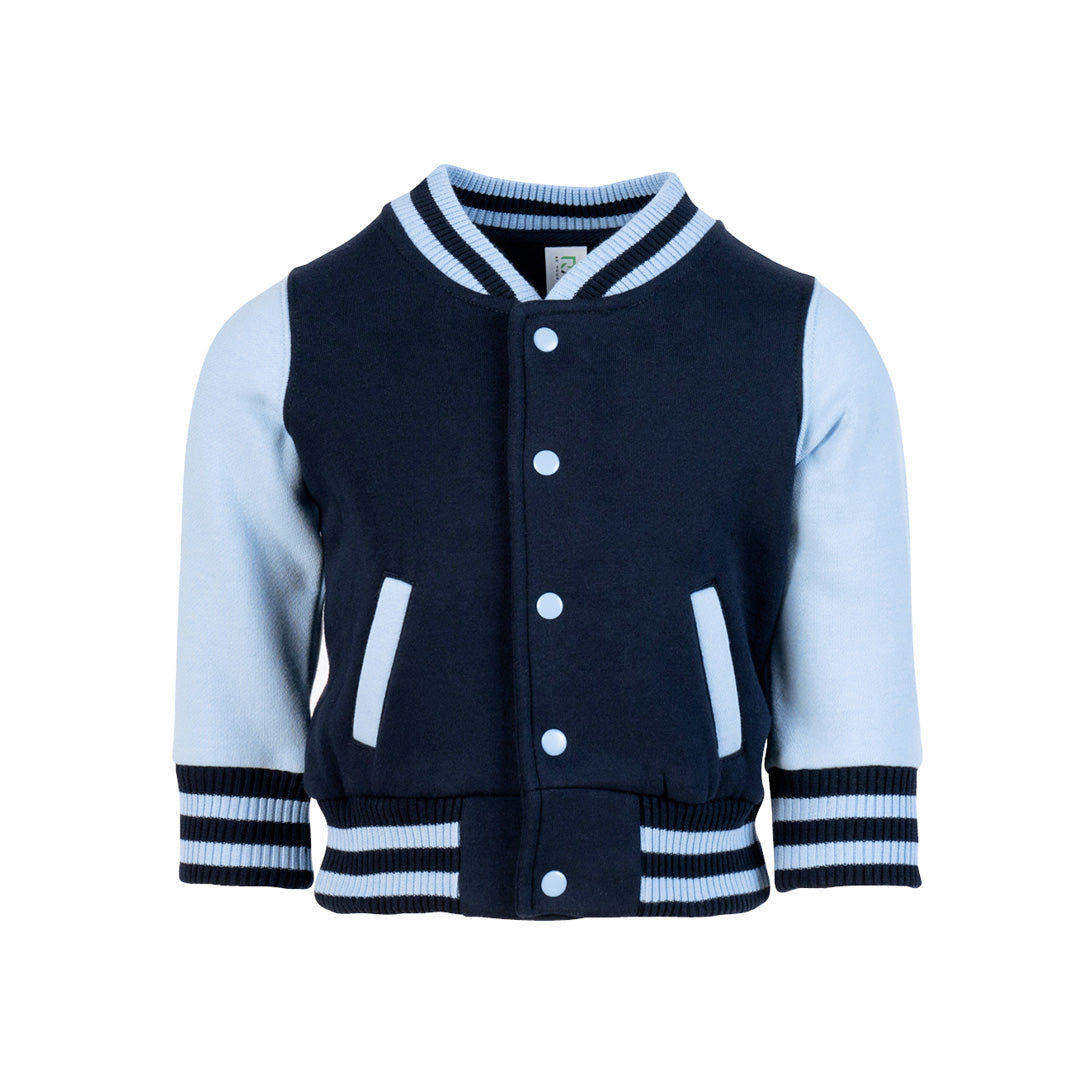 House of Uniforms The Varsity Jacket | Toddlers Ramo Navy/Sky