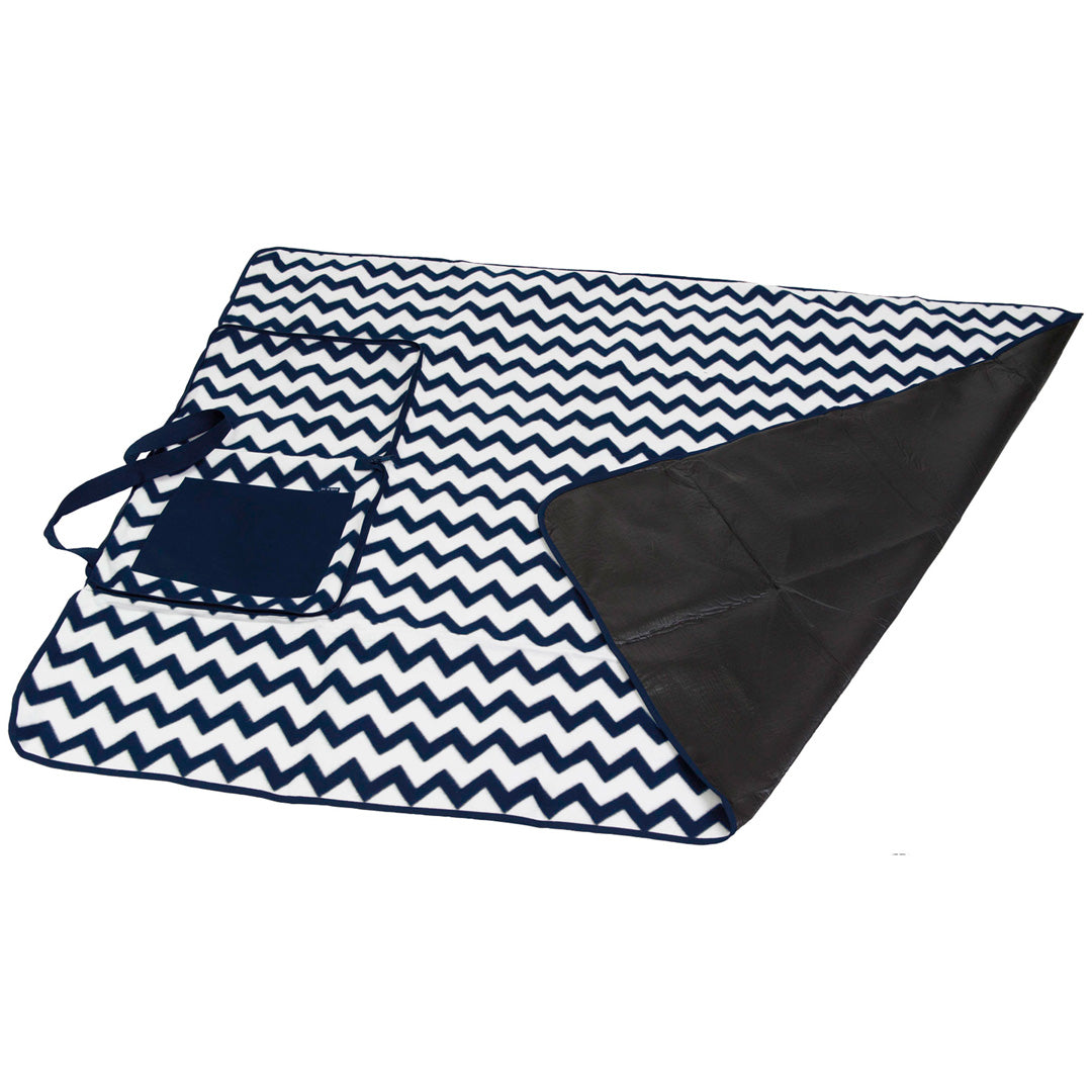 House of Uniforms The Oasis Outdoor Blanket Po 'Di Fame Navy/White