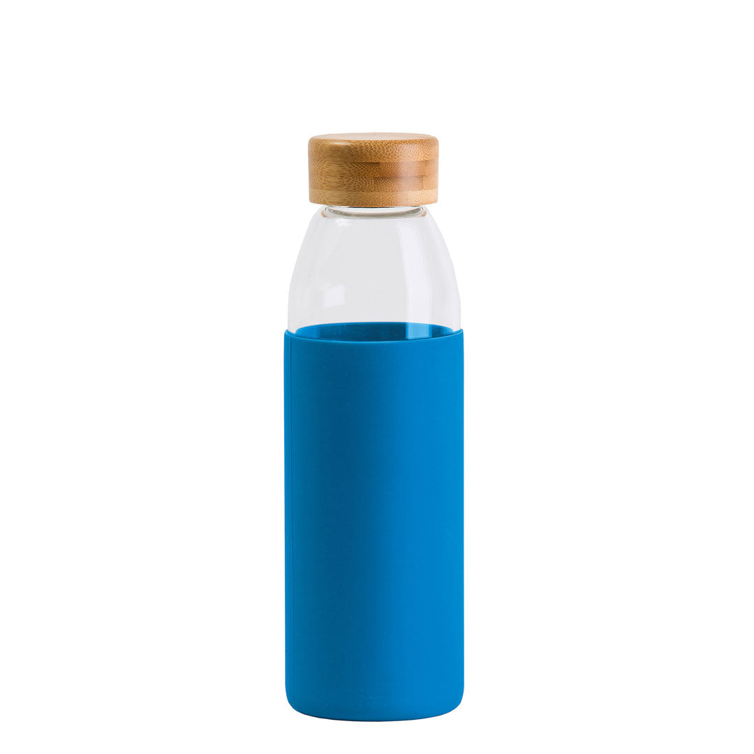 The Orbit Glass Bottle | Cyber Blue