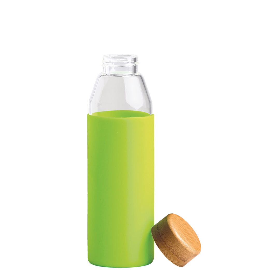 The Orbit Glass Bottle | Lime
