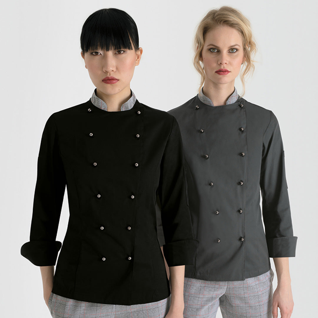House of Uniforms The Donna Chefs Jacket | Long Sleeve | Ladies Toma 