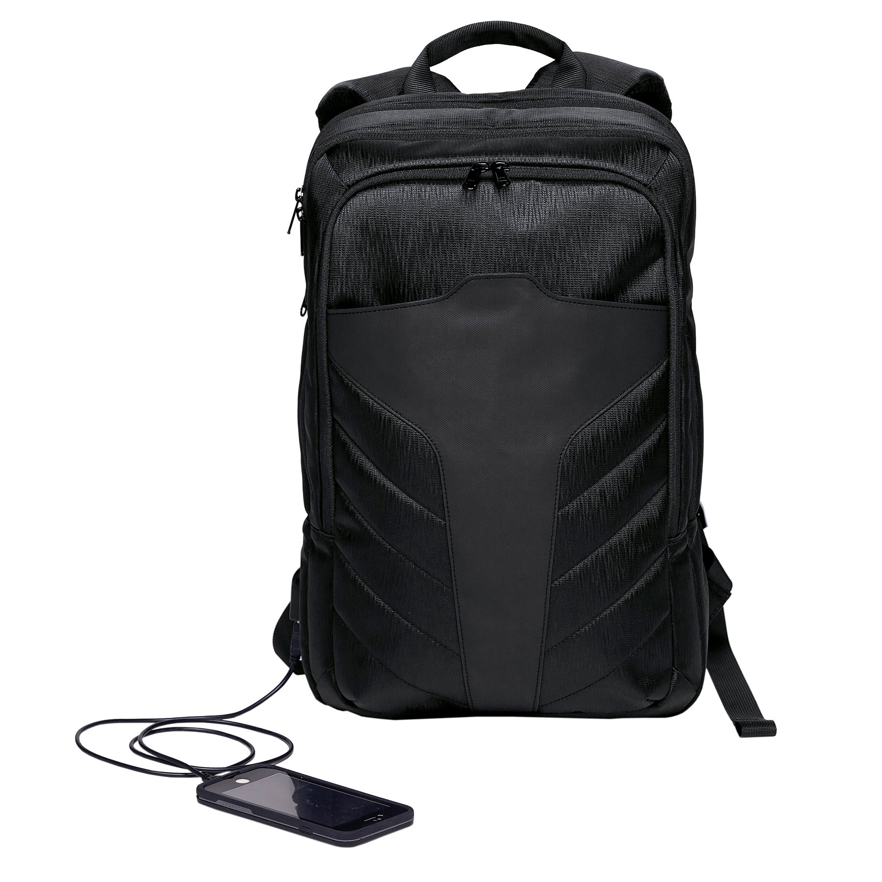 House of Uniforms The Portal Compu Backpack Gear for Life Black