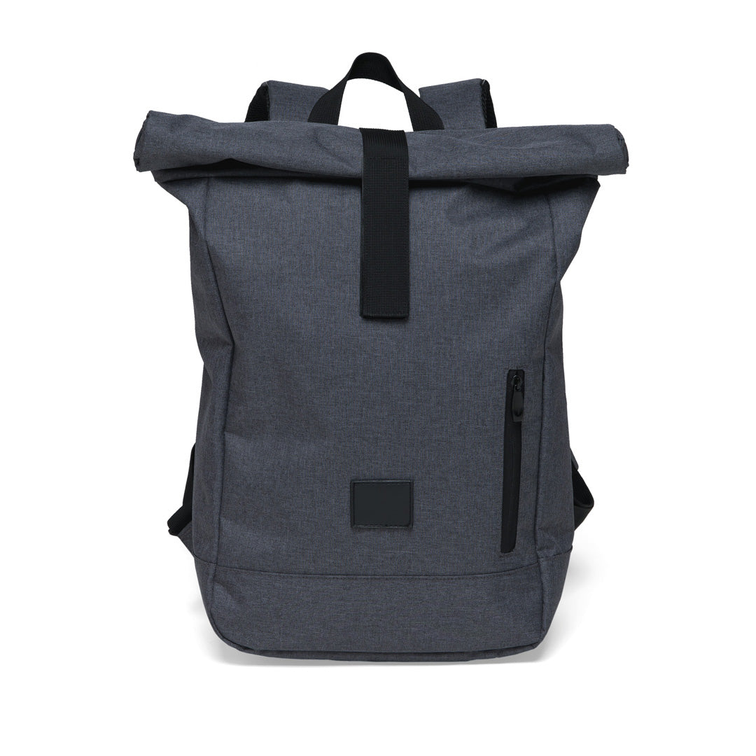 House of Uniforms The Bounce Roll Top Backpack Smpli Grey Marle