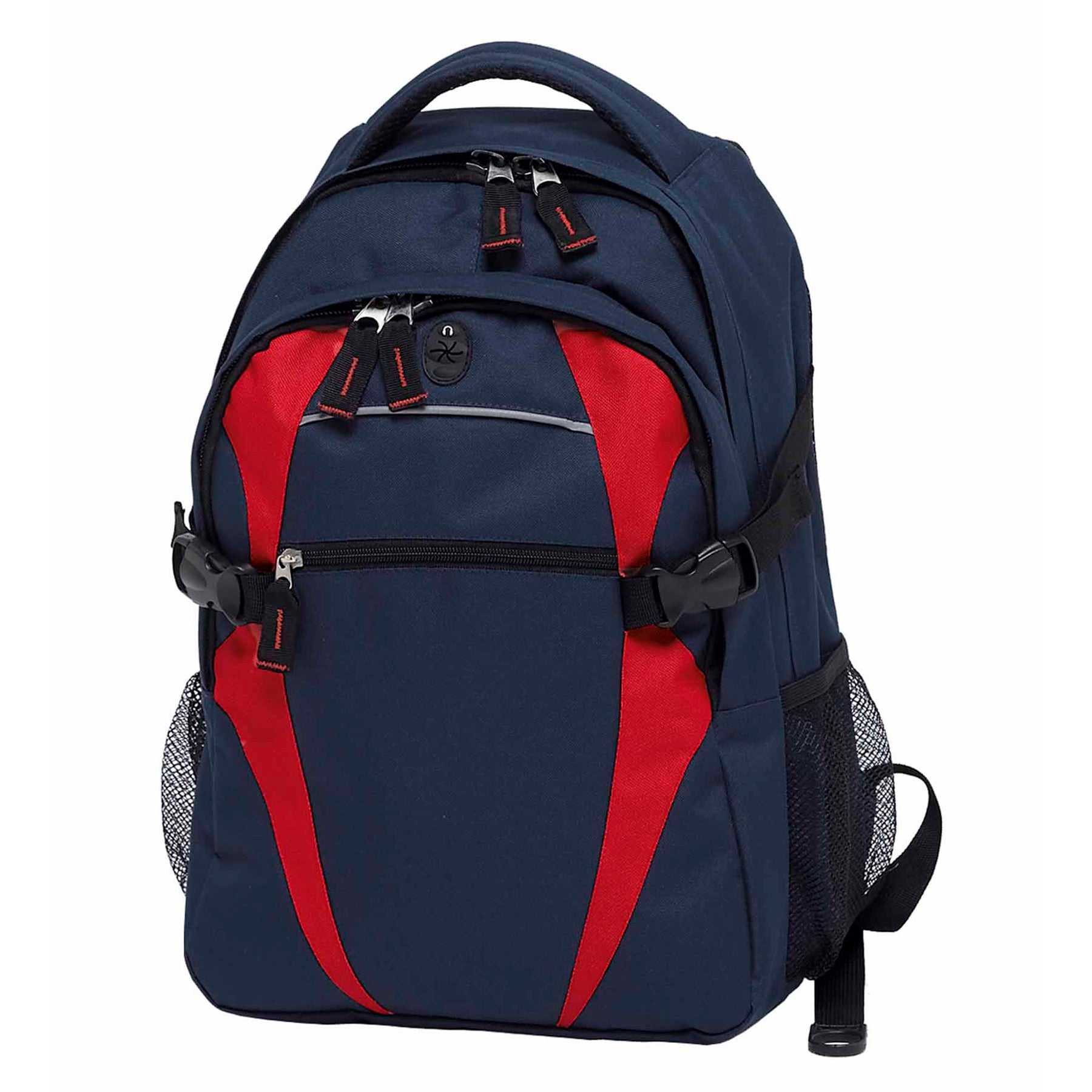House of Uniforms The Spliced Zenith Backpack Gear for Life Navy/Red