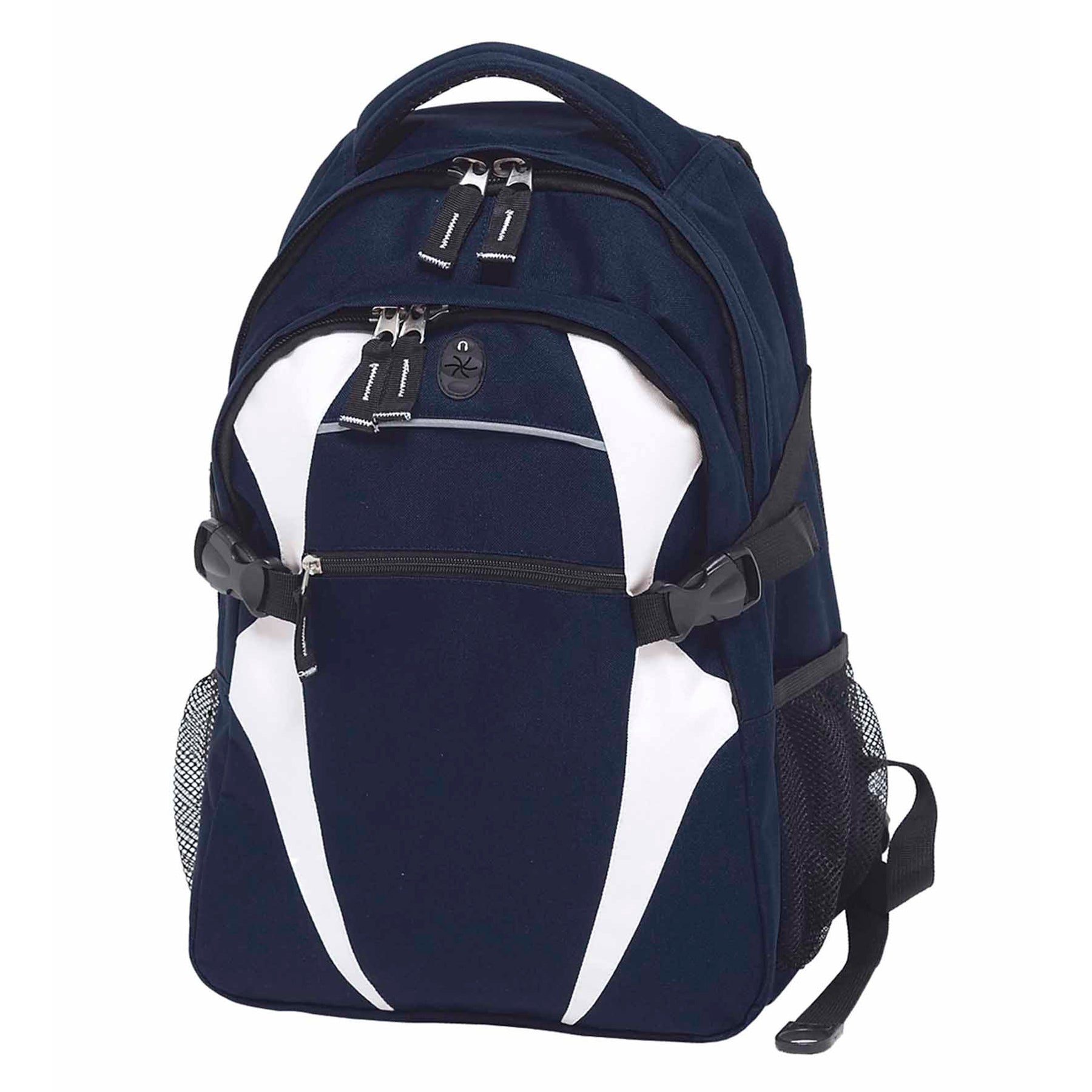 House of Uniforms The Spliced Zenith Backpack Gear for Life Navy/White