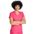 House of Uniforms The Monica Scrub Top | Ladies Healing Hands Hot Pink