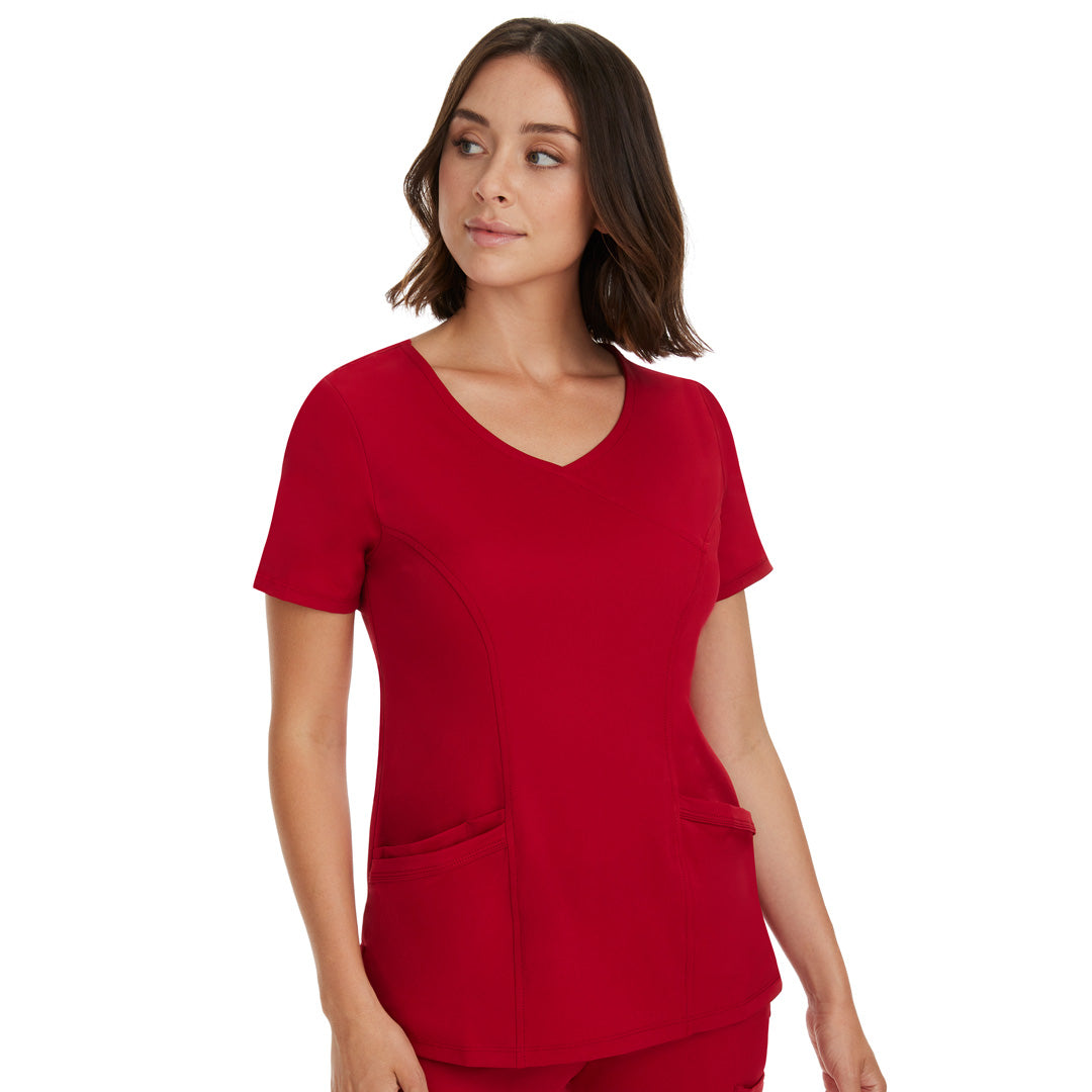 House of Uniforms The Madison Scrub Top | Ladies Healing Hands 