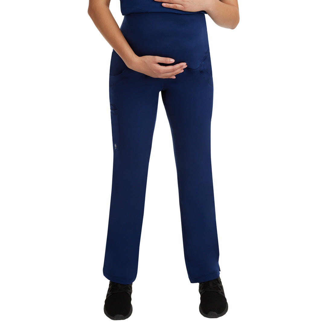 House of Uniforms The Rose Maternity Scrub Pant Healing Hands Navy