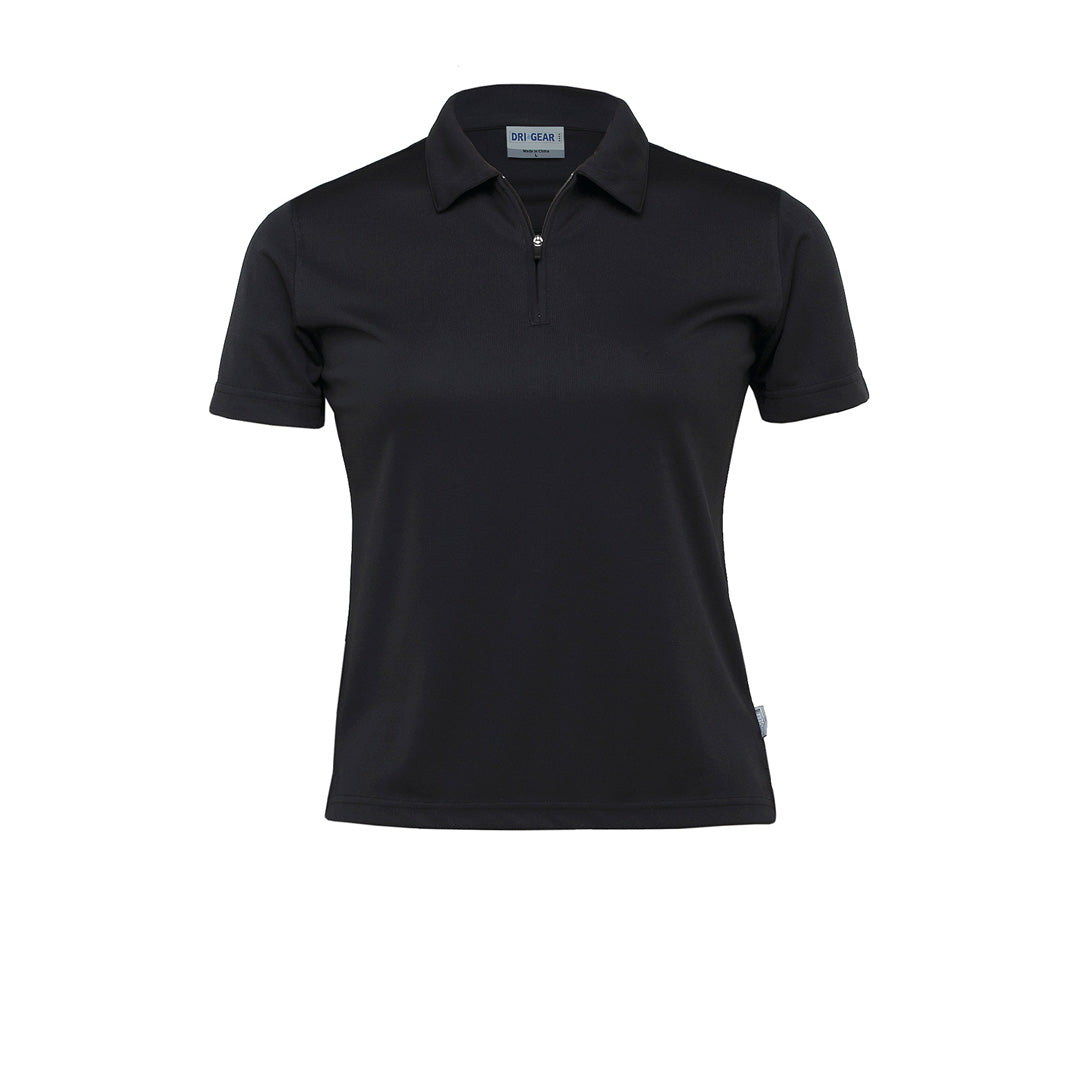 House of Uniforms The Dri Gear Axis Polo | Ladies Gear for Life Black